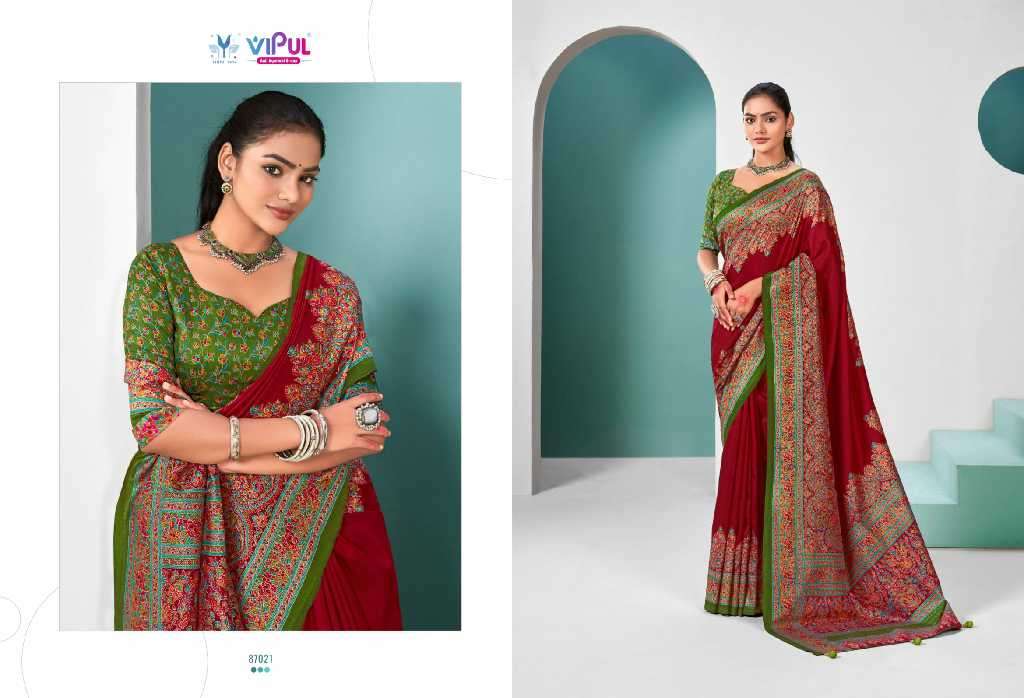 Vipul Presents Ivory Silk Vol-2 Wholesale Ethnic Indian Sarees Catalog Wholesaler And Exporter 