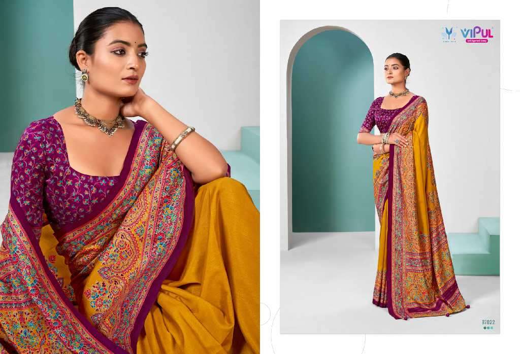 Vipul Presents Ivory Silk Vol-2 Wholesale Ethnic Indian Sarees Catalog Wholesaler And Exporter 