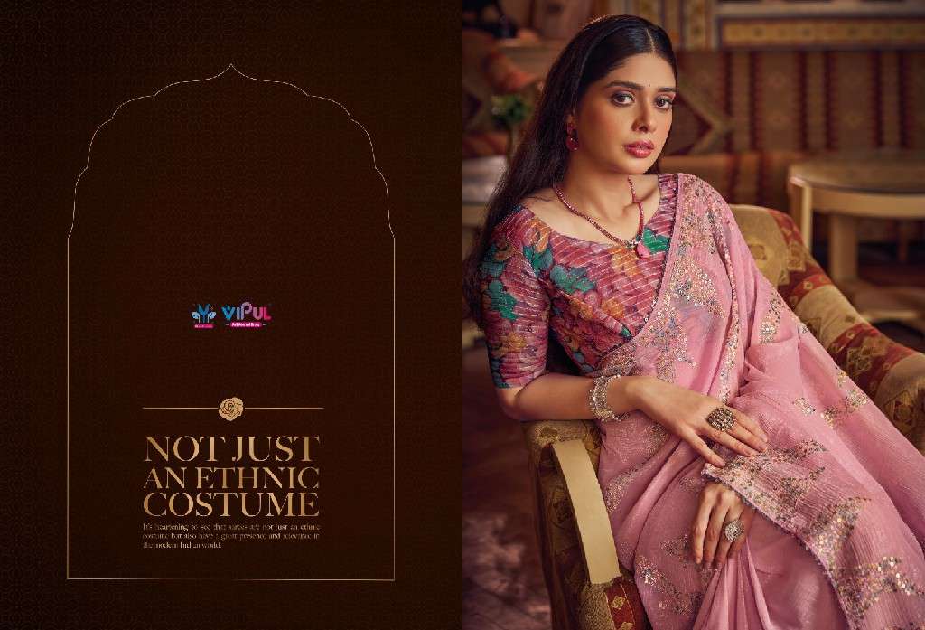 VipulPresents Alia Wholesale Shimmer Chiffon Party Wear Indian Sarees Catalog Wholesaler And Exporter 