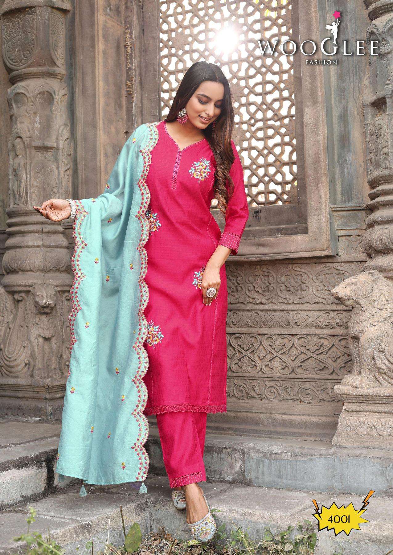 Wooglee Presents Saugaat New Design 3psc Readymade Kurtis Catalog Wholesaler And Exporter 