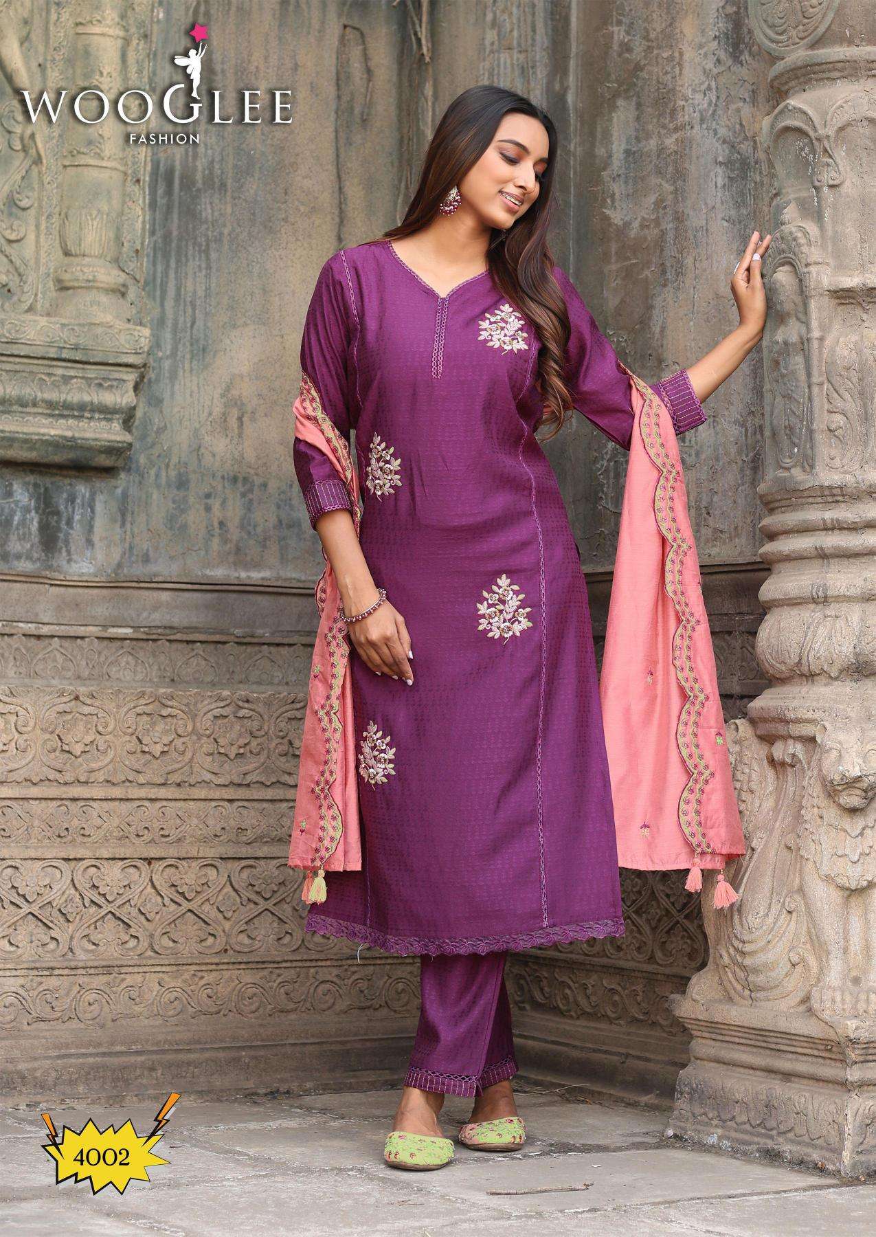 Wooglee Presents Saugaat New Design 3psc Readymade Kurtis Catalog Wholesaler And Exporter 