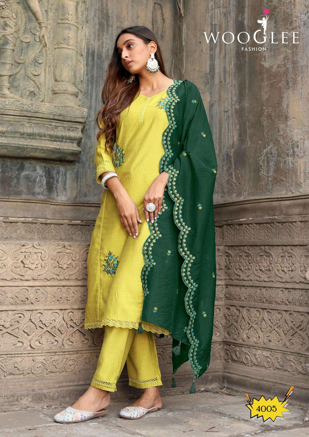 Wooglee Presents Saugaat New Design 3psc Readymade Kurtis Catalog Wholesaler And Exporter 