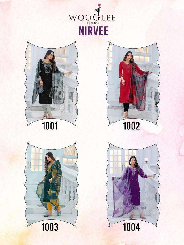 wooglee prresents nirvee modal handwork readymade kurtis catalog wholesaler and exporter