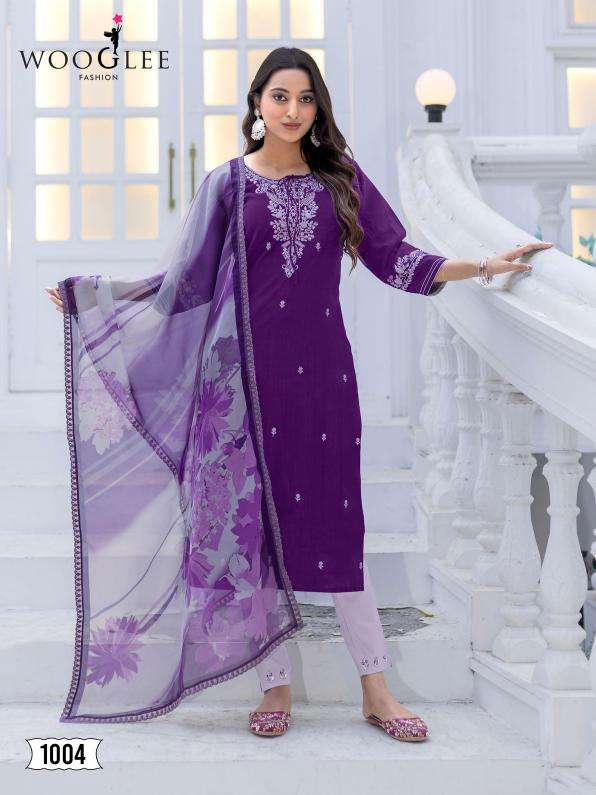 wooglee prresents nirvee modal handwork readymade kurtis catalog wholesaler and exporter