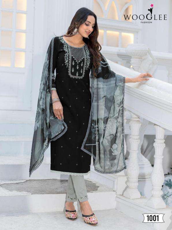 wooglee prresents nirvee modal handwork readymade kurtis catalog wholesaler and exporter