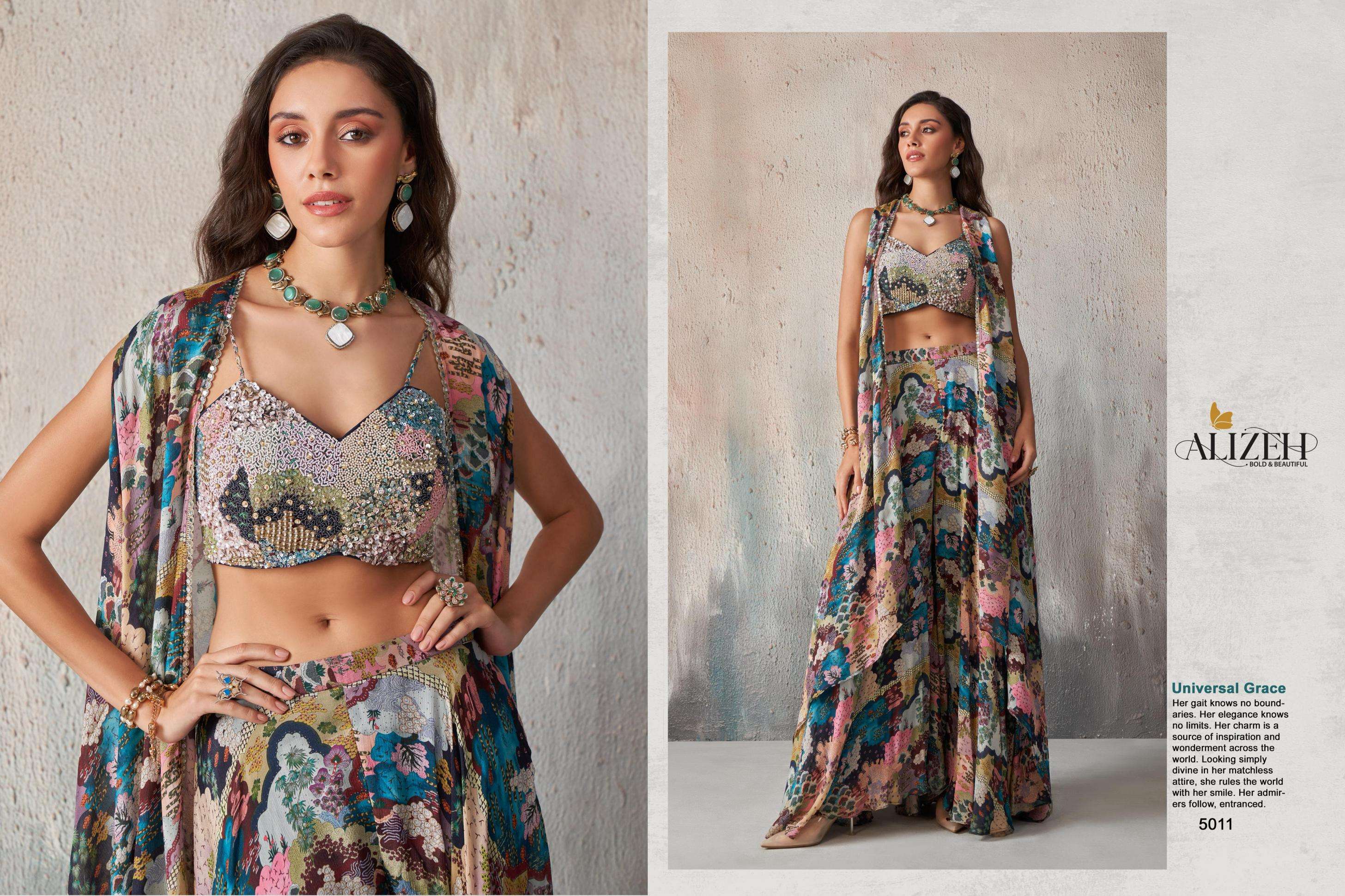 Alizeh Presenting Readymade Vol-2 Fancy Georgette Chinon Ready To Wear Lehenga Catalog Wholesaler And Exporter 