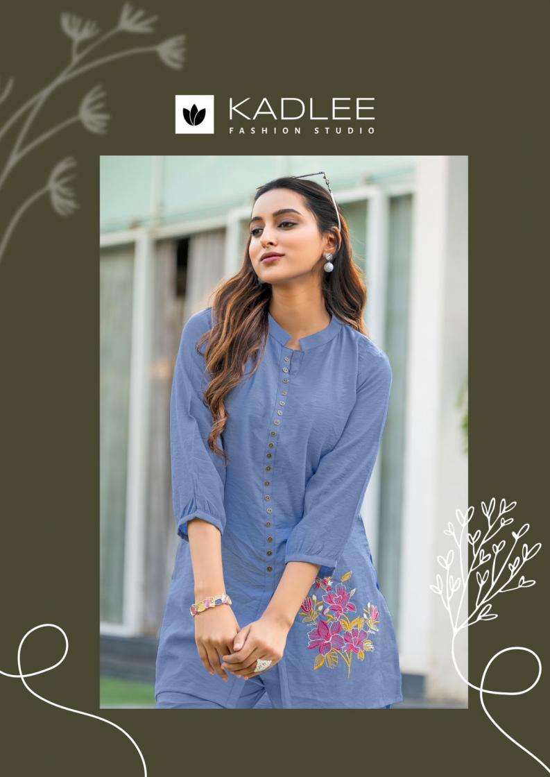 Kadlee Present Erina Viscos Crap Co-Ord Catalog Wholesaler And Exporter 