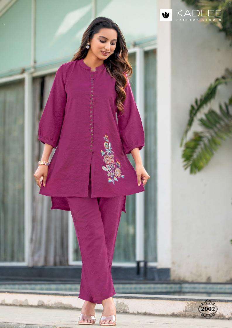 Kadlee Present Erina Viscos Crap Co-Ord Catalog Wholesaler And Exporter 