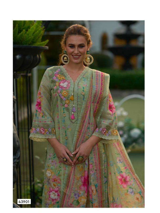 Kailee Fashion Presents Phulkari Readymade Linen Premium Kurtis Catalog Wholesaler And Exporter 