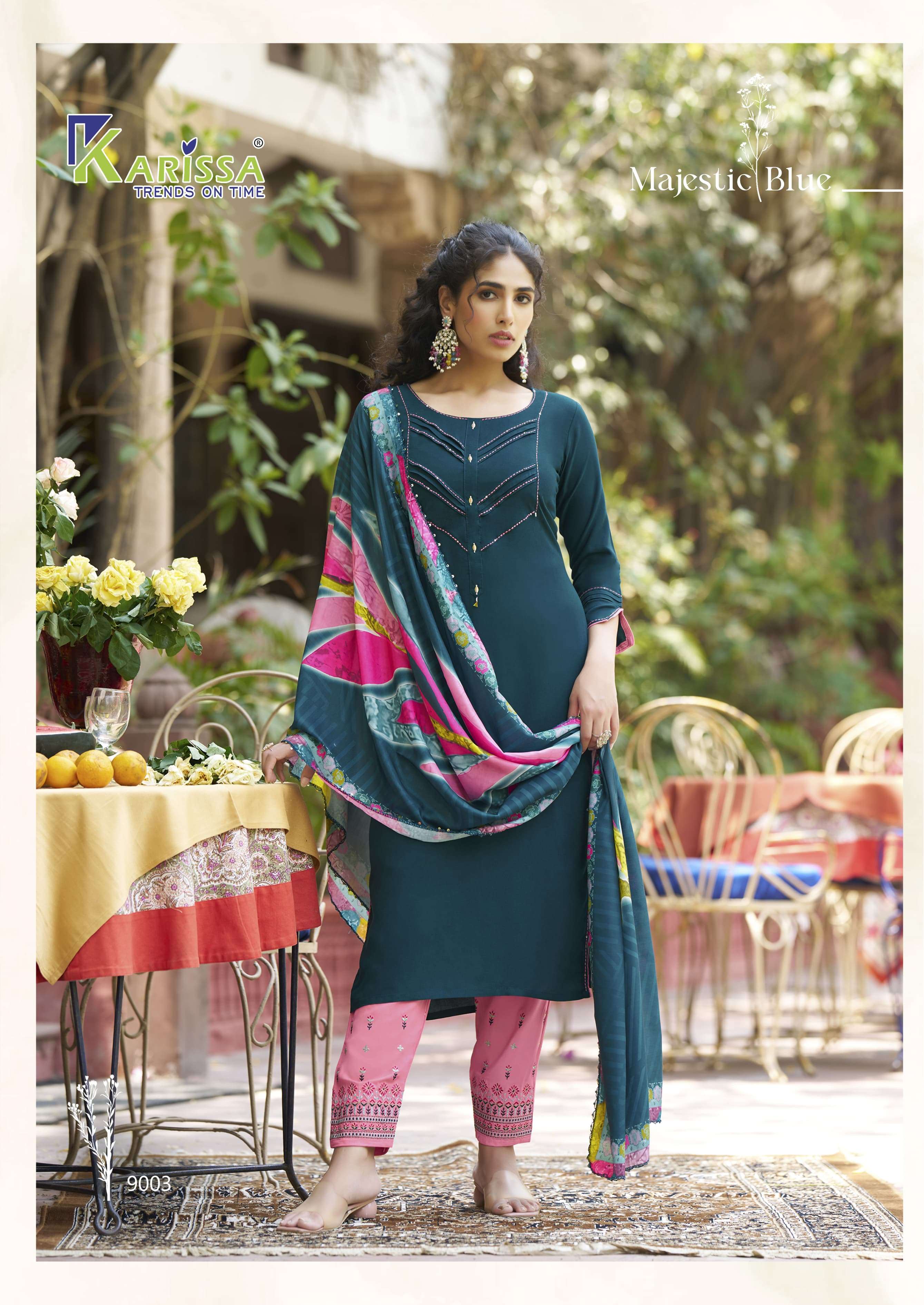 KARISSA PRESENTS VIDISHA VOL-9 FANCY HEAVY RAYON KURTIS CATALOG WHOLESALER AND EXPORTER IN SURAT