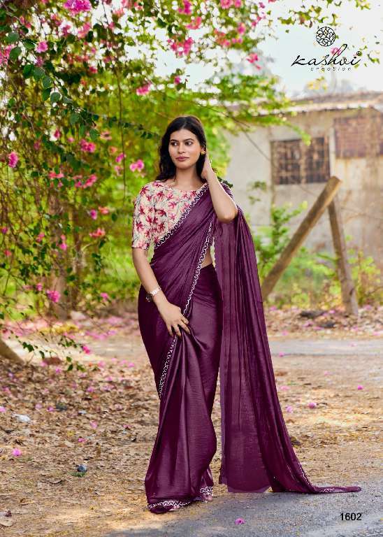 KASHVI CREATION PRESENTS NEEL VOL-16 MONO SATIN FANCY SAREES CATALOG WHOLESALER AND EXPORTER 
