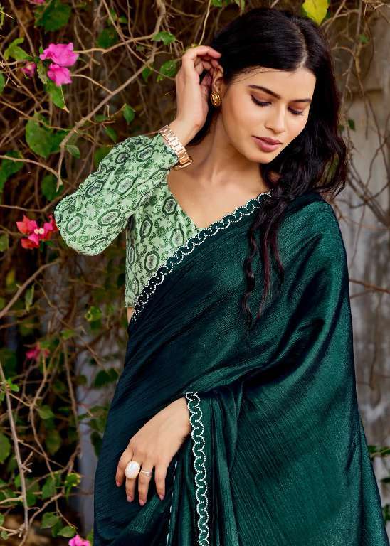KASHVI CREATION PRESENTS NEEL VOL-16 MONO SATIN FANCY SAREES CATALOG WHOLESALER AND EXPORTER 