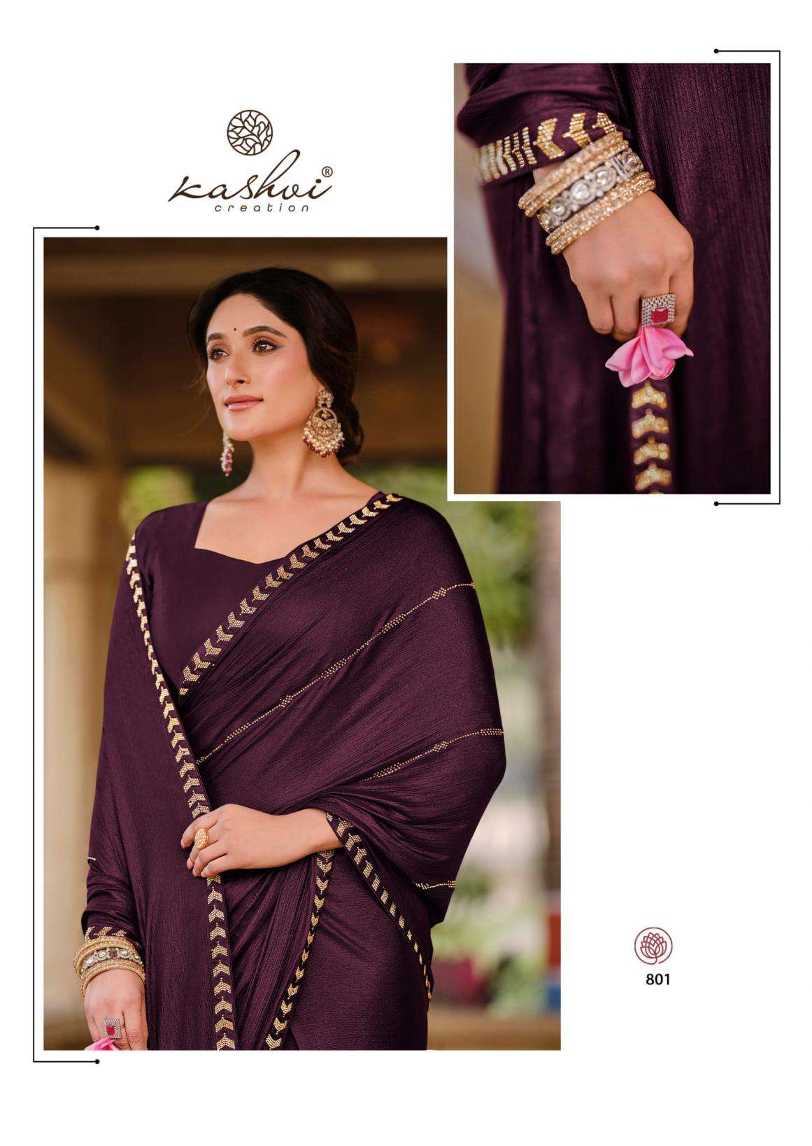 KASHVI CREATION PRESENTS PLATINUM VOL-8 SILK SHOP TRENDY SAREES ONLINE AT AFFORDABLE PRICES CATALOG WHOLESALER AND EXPOTER 