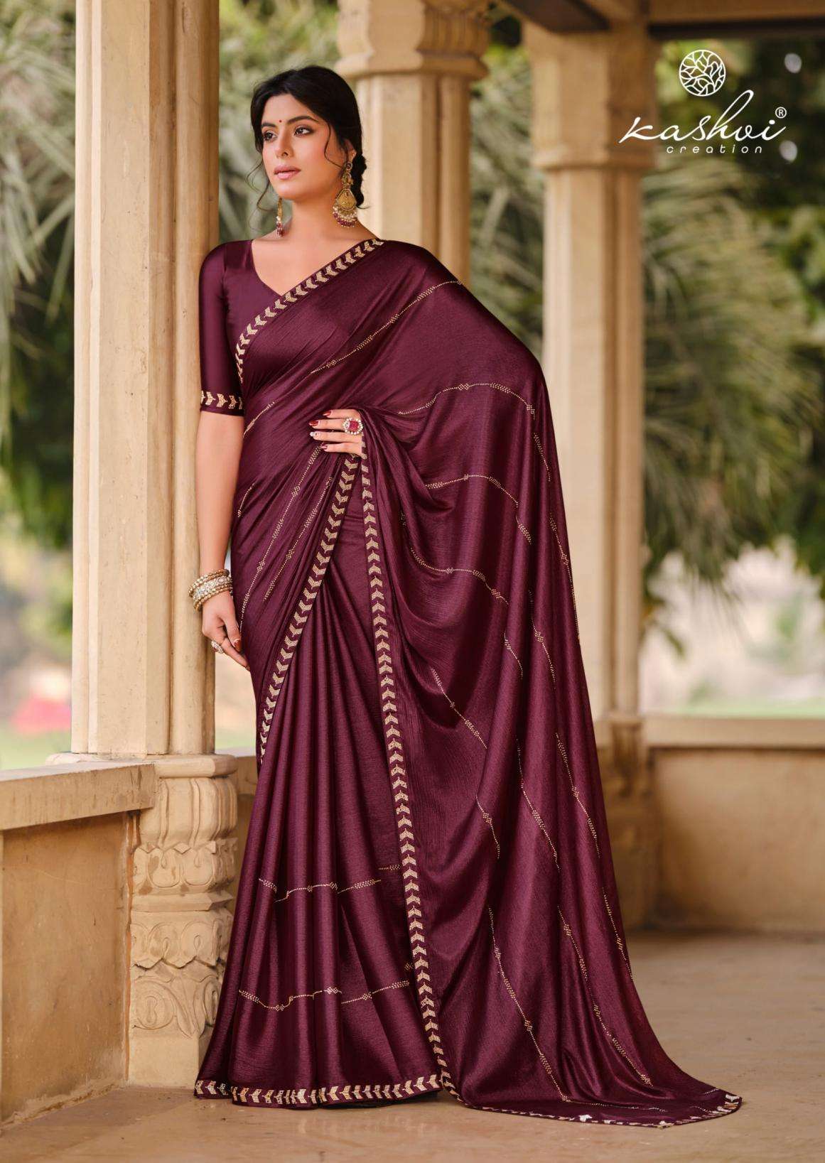 KASHVI CREATION PRESENTS PLATINUM VOL-8 SILK SHOP TRENDY SAREES ONLINE AT AFFORDABLE PRICES CATALOG WHOLESALER AND EXPOTER 