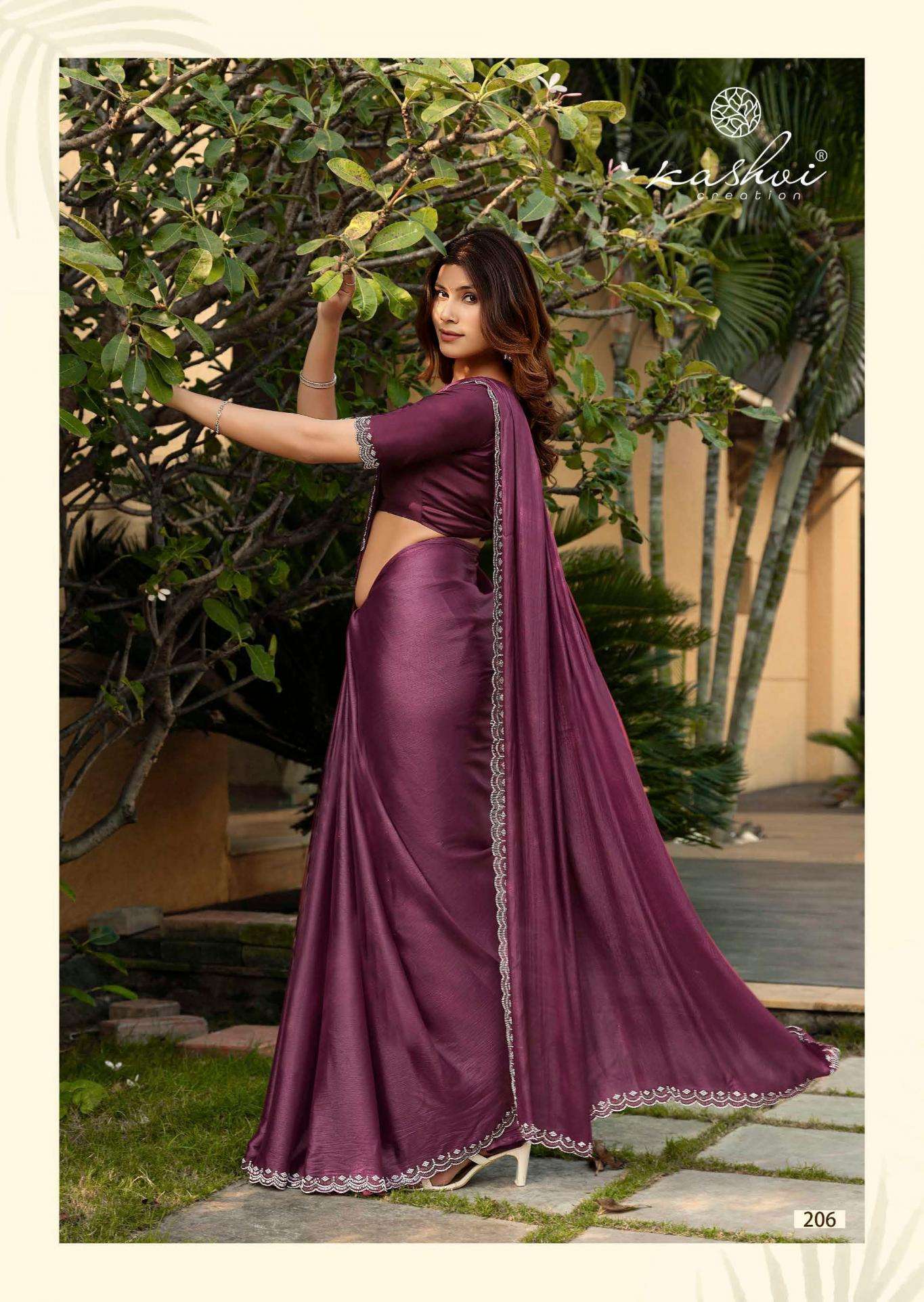 KASHVI CREATION PRESENTS SAPPHIRE VOL-2 SILK SUMMER BEAUTY SAREES CATALOG WHOLESALOER AND EXPORTER 