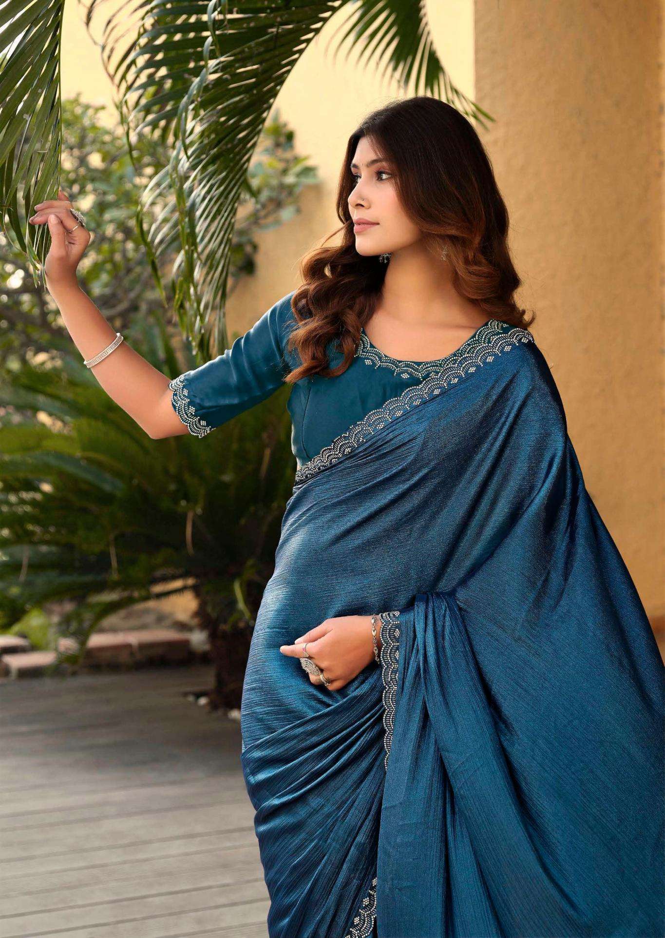 KASHVI CREATION PRESENTS SAPPHIRE VOL-2 SILK SUMMER BEAUTY SAREES CATALOG WHOLESALOER AND EXPORTER 