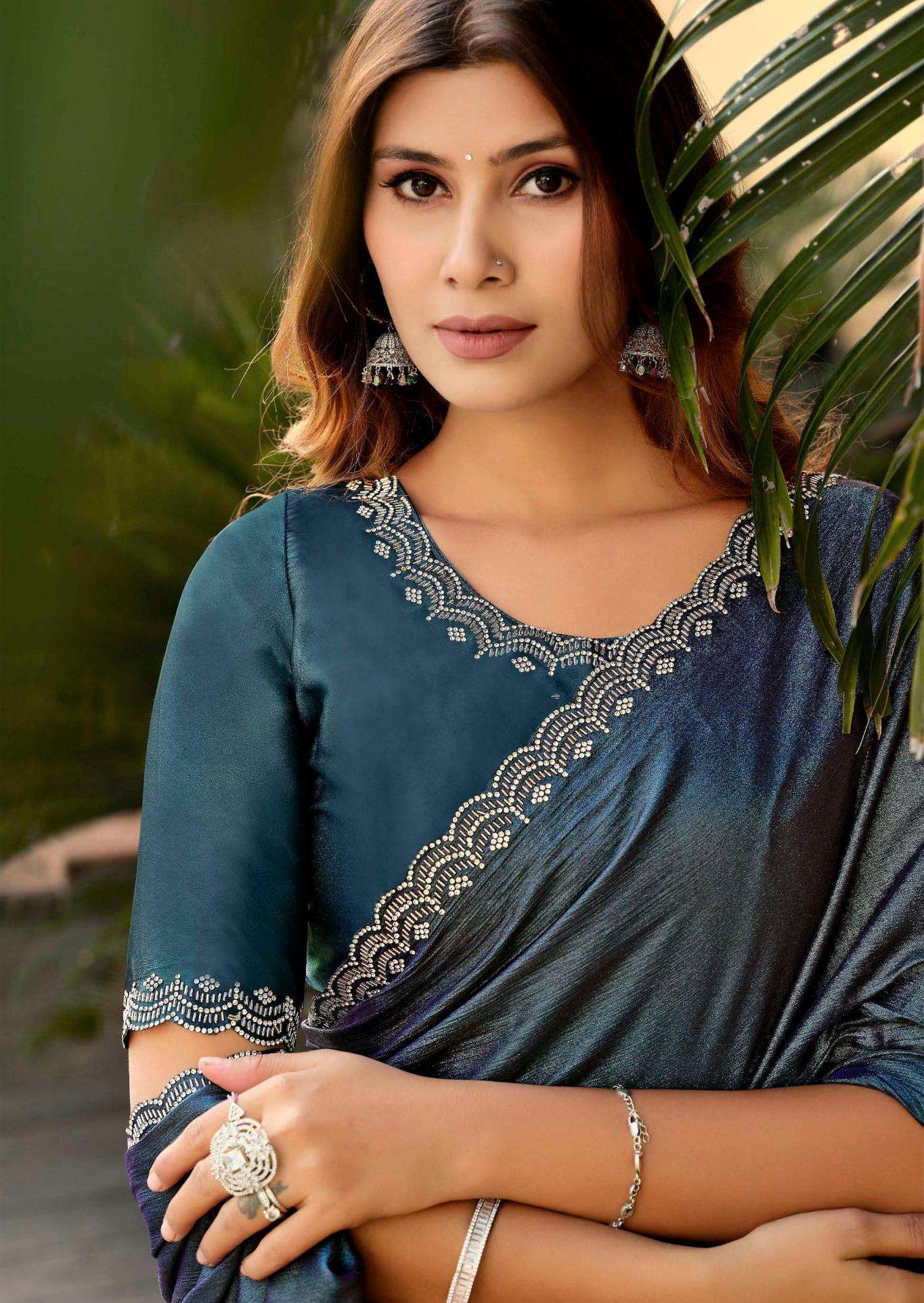 KASHVI CREATION PRESENTS SAPPHIRE VOL-2 SILK SUMMER BEAUTY SAREES CATALOG WHOLESALOER AND EXPORTER 
