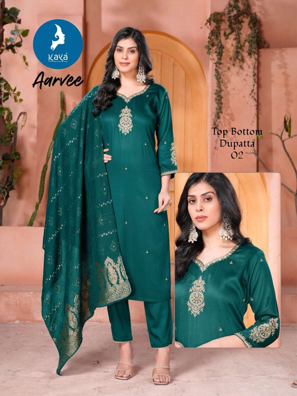 kaya presents aarvee plus size readymade kurtis catalog wholesaler and exporter 