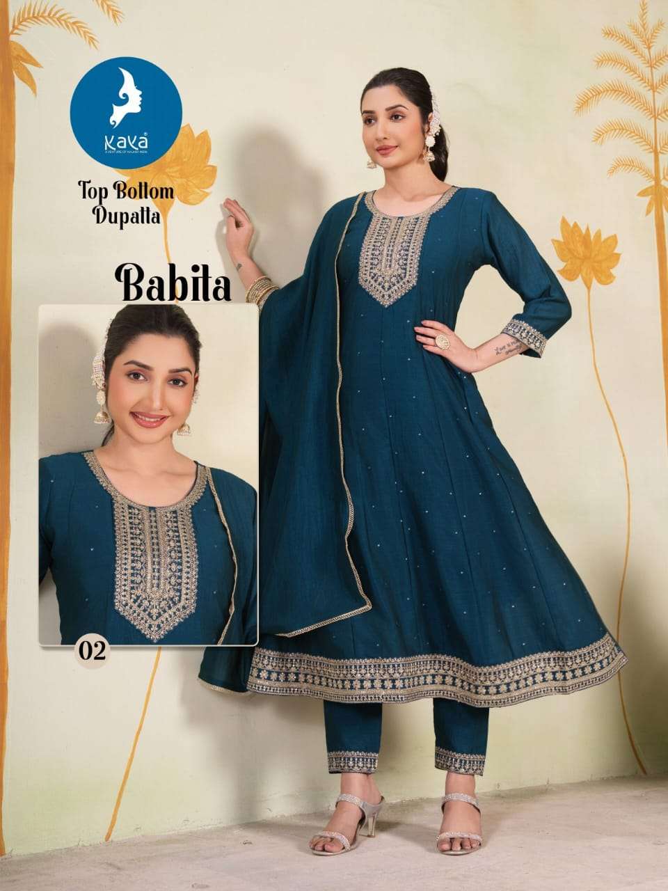 kaya presents babita fancy readymade kurtis catalog wholesaler and exporter 
