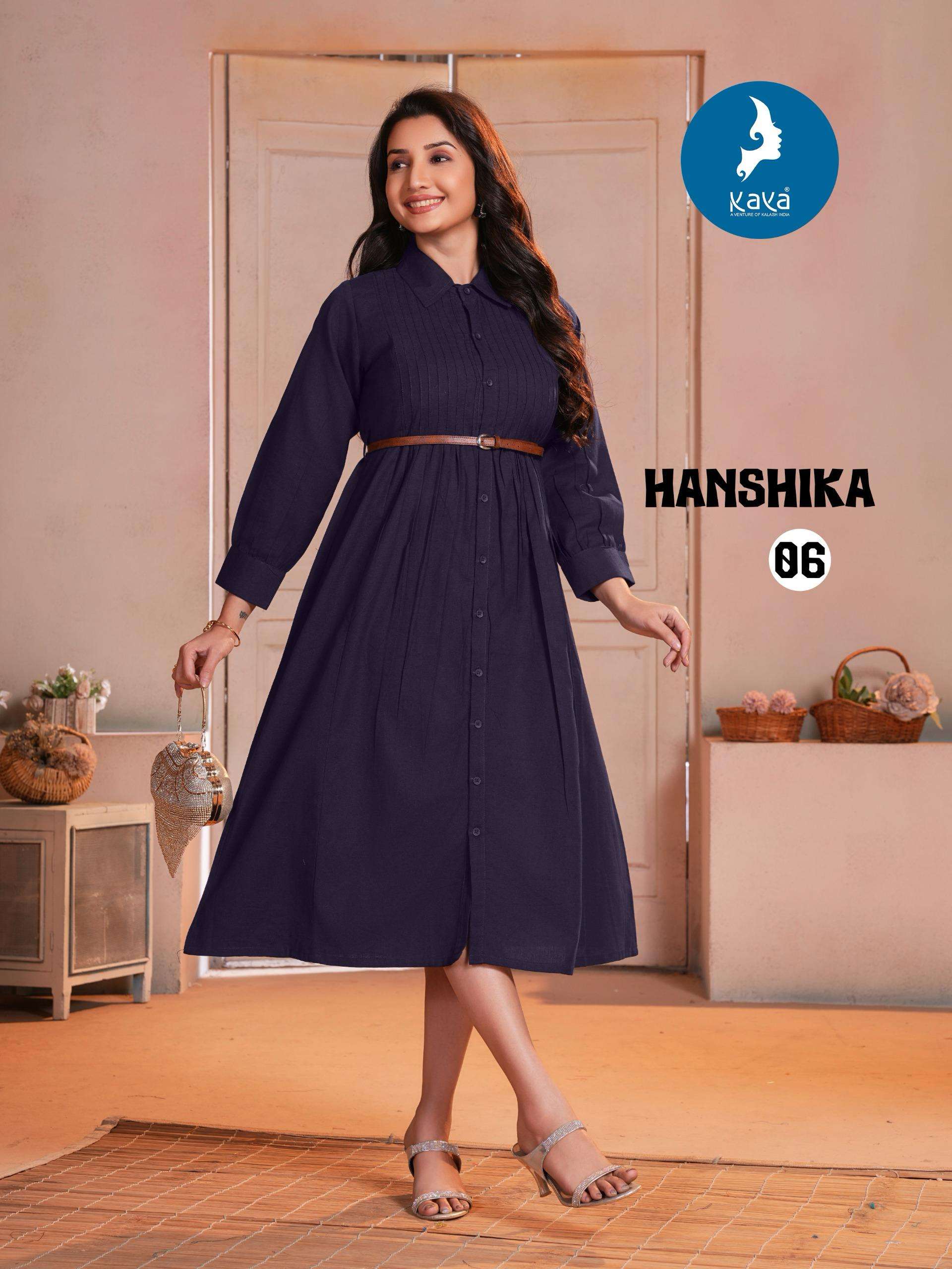 kaya presents hanshika flax cotton readymade kurtis catalog wholesaler and exporter 