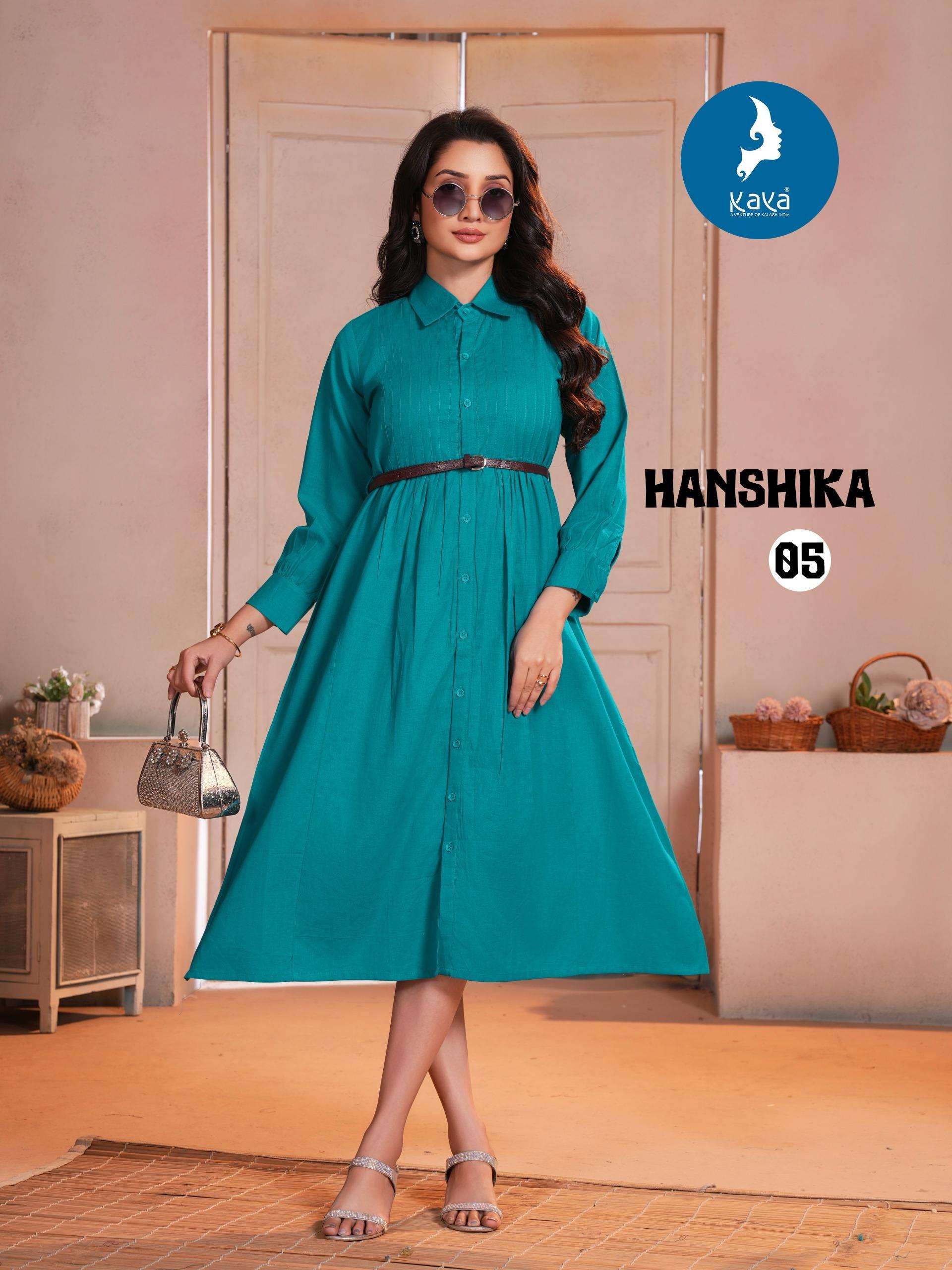 kaya presents hanshika flax cotton readymade kurtis catalog wholesaler and exporter 