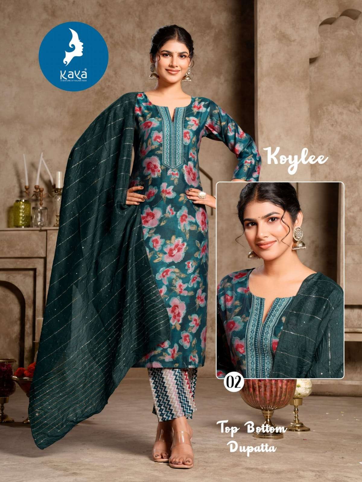kaya presents koylee fancy readymade kurtis catalog wholesaler and exporter 