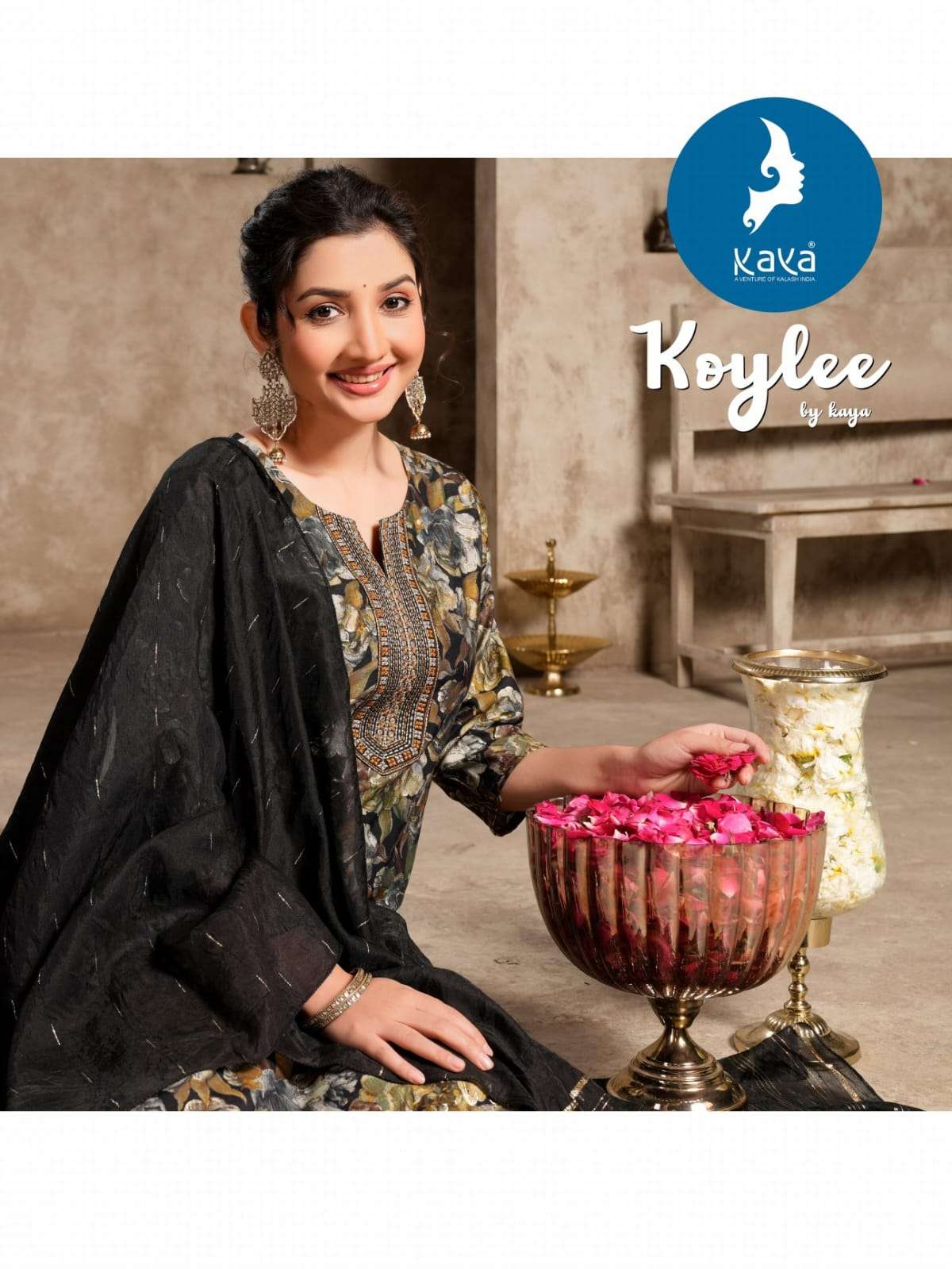 kaya presents koylee fancy readymade kurtis catalog wholesaler and exporter 