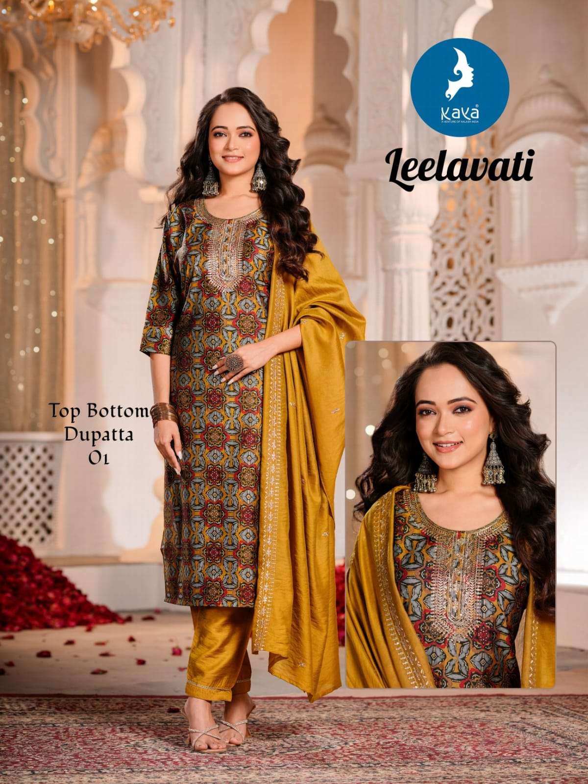 kaya presents Leelavati readymade kurtis catalog wholesaler and exporter 
