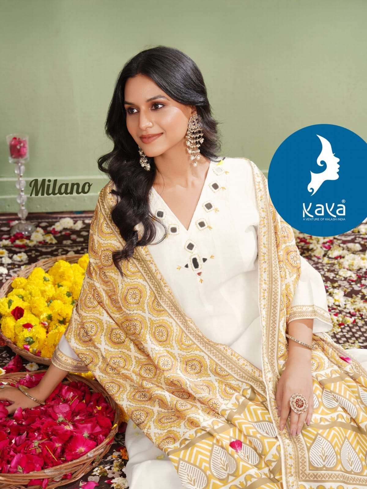 kaya presents milano silk readymade kurtis catalog wholesaler and exporter 