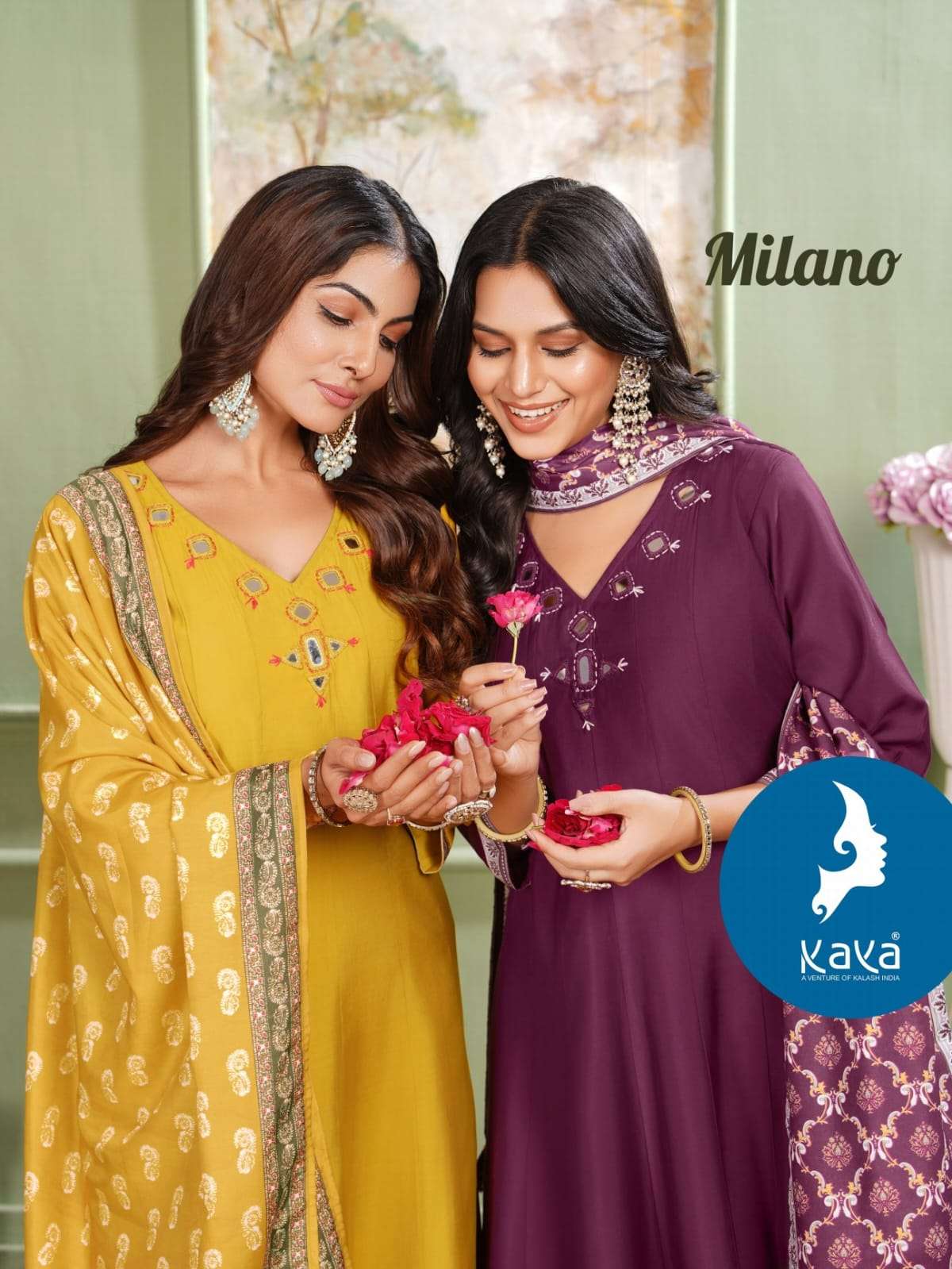kaya presents milano silk readymade kurtis catalog wholesaler and exporter 