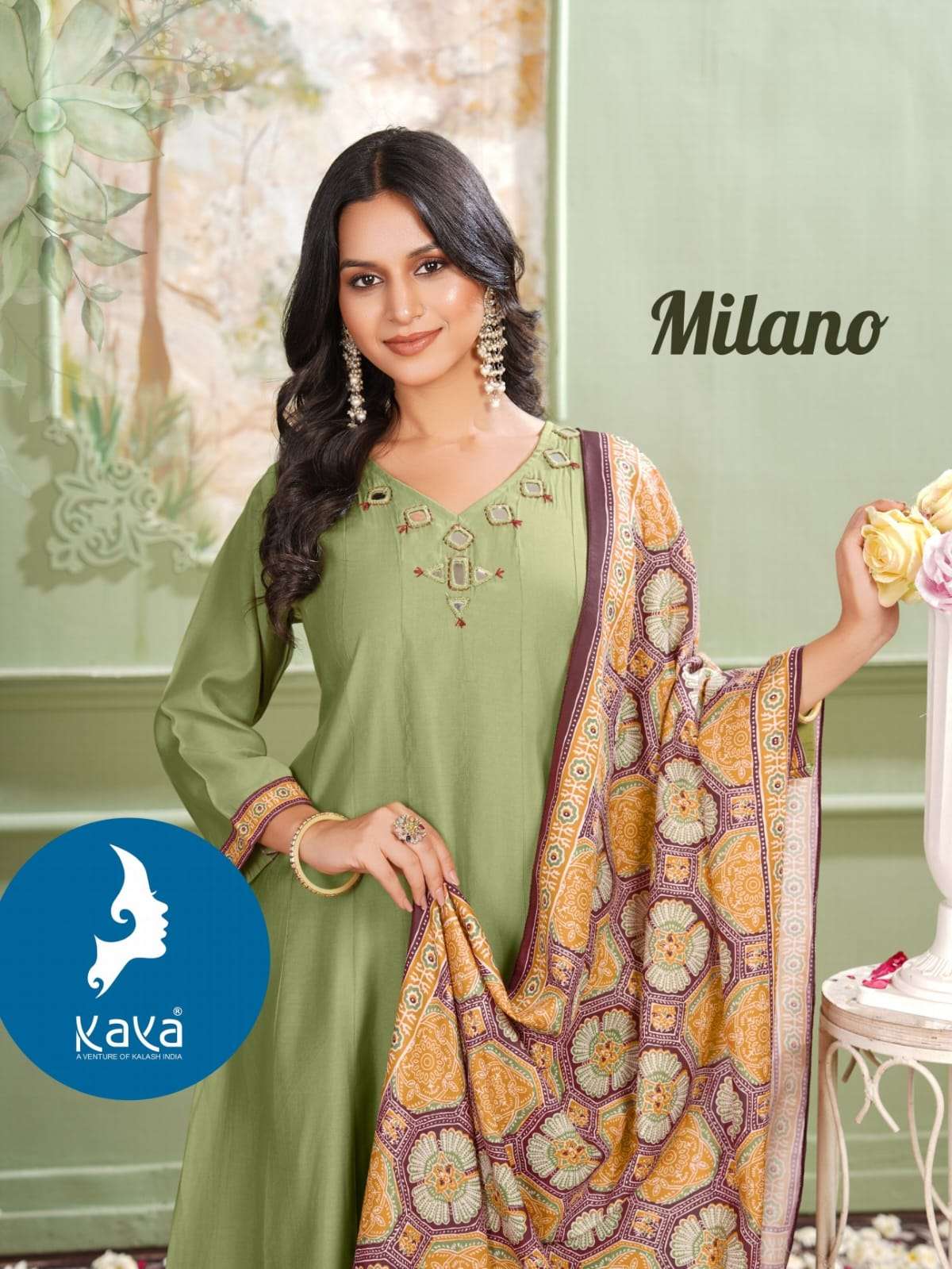 kaya presents milano silk readymade kurtis catalog wholesaler and exporter 