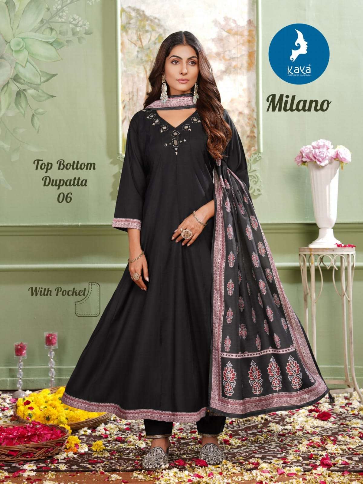 kaya presents milano silk readymade kurtis catalog wholesaler and exporter 