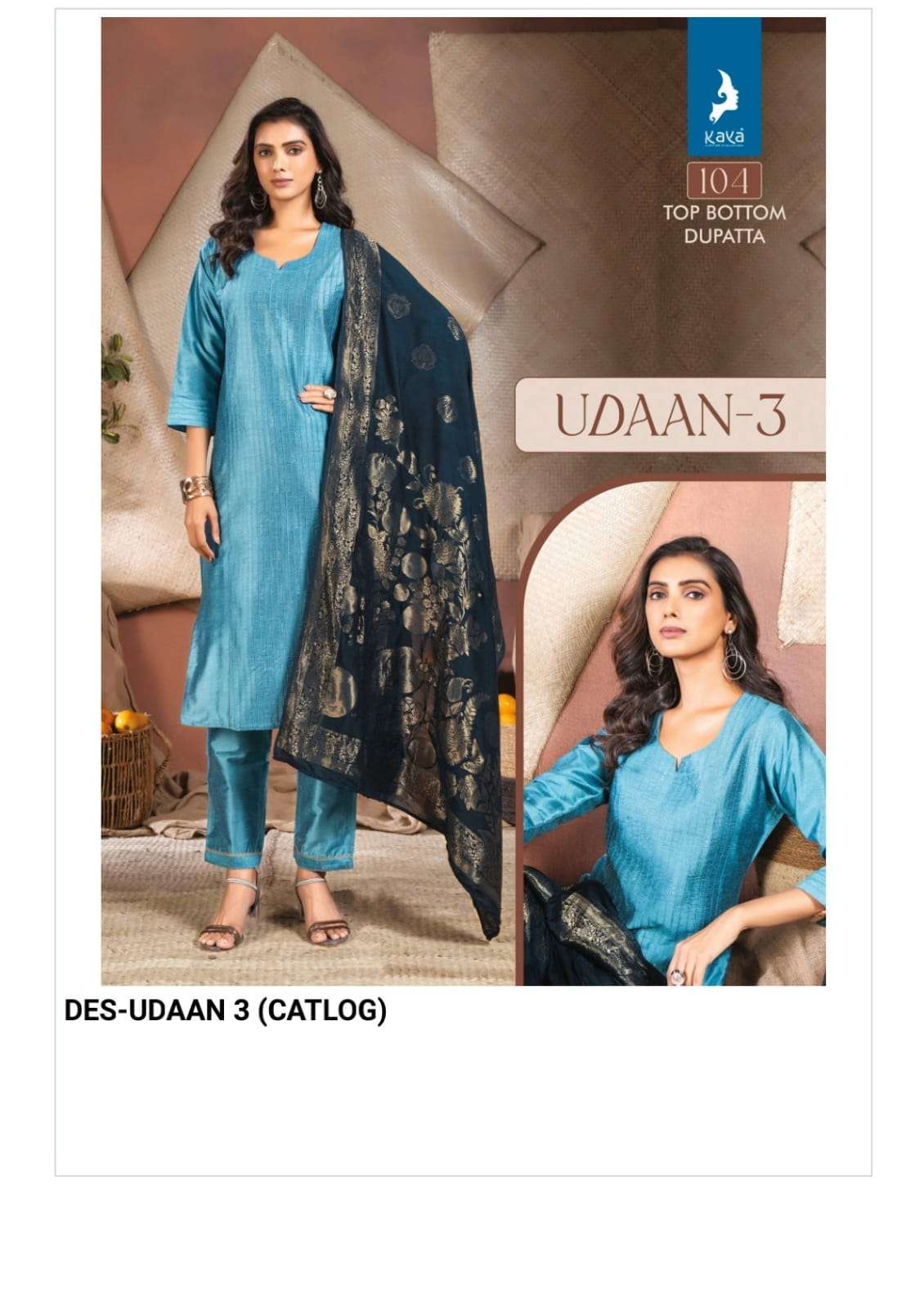 kaya presents udaan vol-3 fancy readymade kurtis catalog wholesaler and exporter 