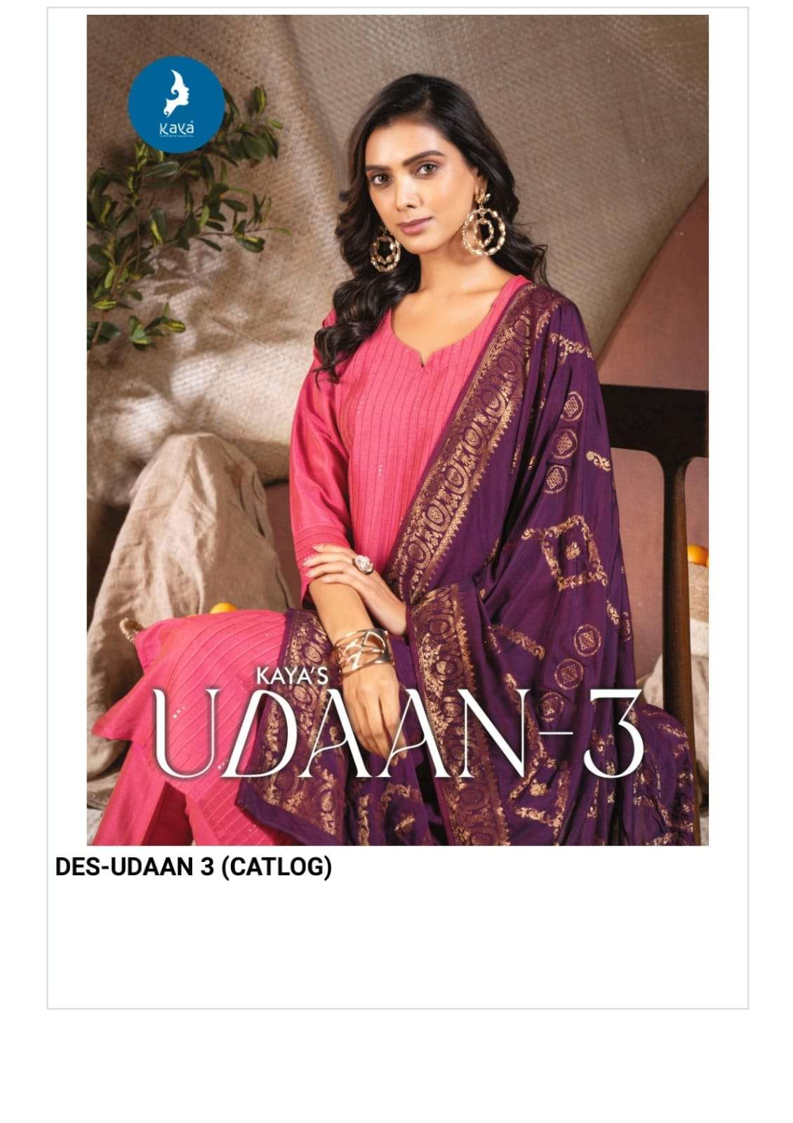 kaya presents udaan vol-3 fancy readymade kurtis catalog wholesaler and exporter 