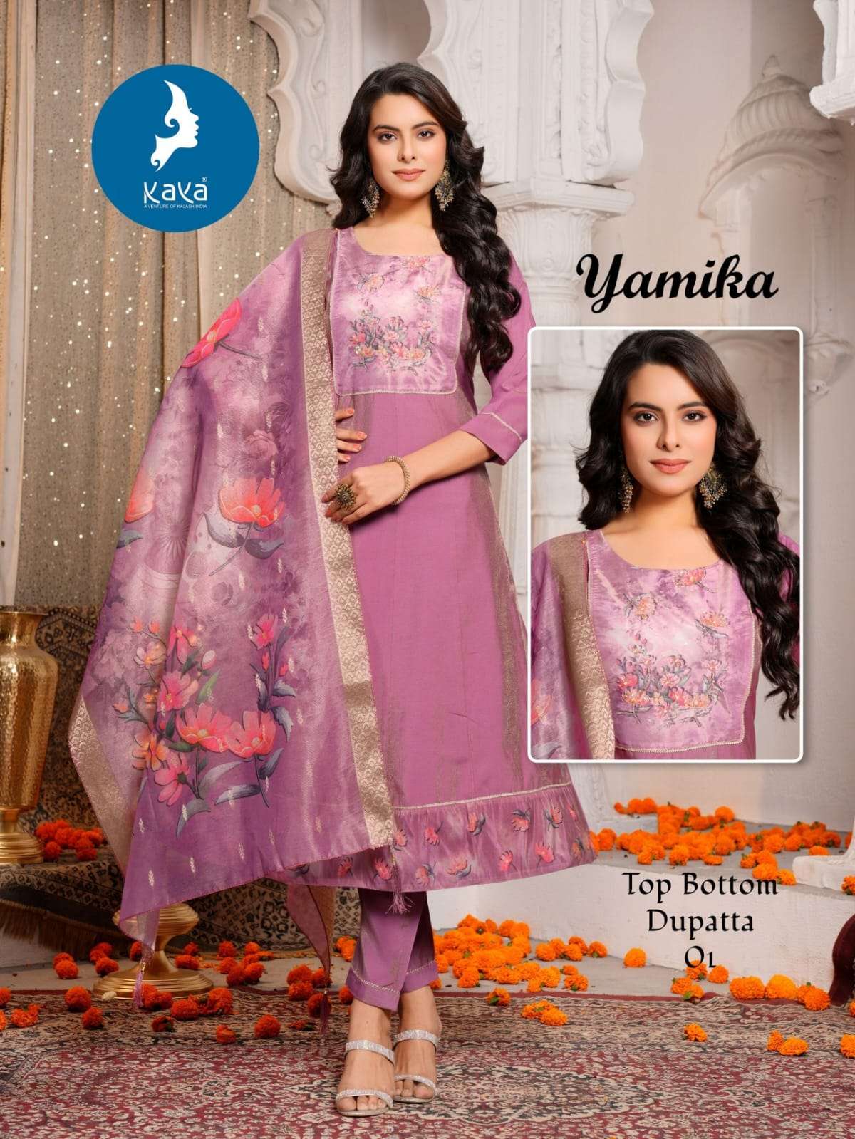 kaya presents yamika silk readymade kurtis catalog wholesaler and exporter 