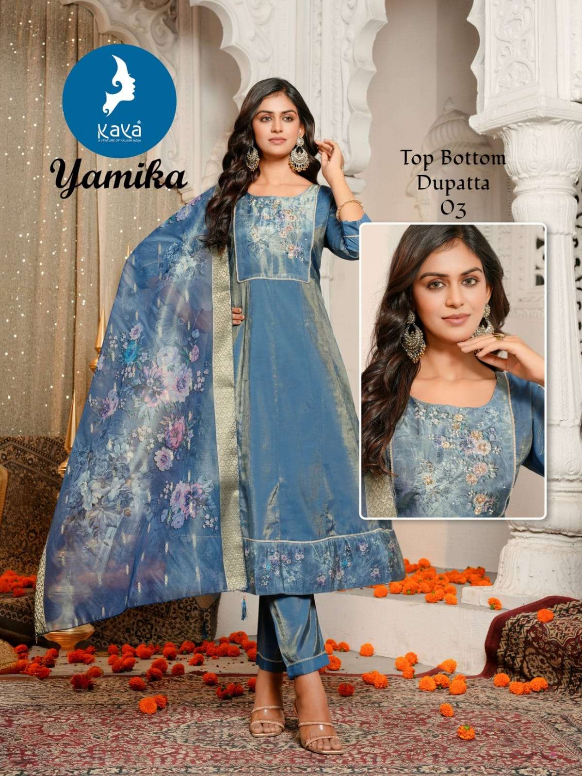 kaya presents yamika silk readymade kurtis catalog wholesaler and exporter 