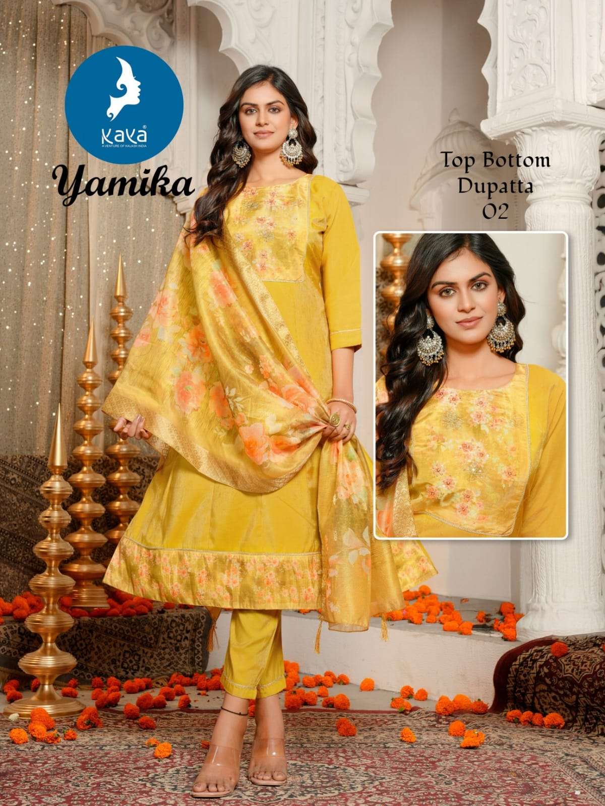 kaya presents yamika silk readymade kurtis catalog wholesaler and exporter 