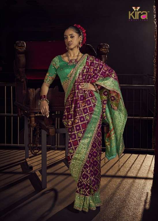 Kira Creations Presents Kimayra Wholesale Pure Viscose Dola With Handwork Designer Sarees Catalog Wholesaler And Exporter 