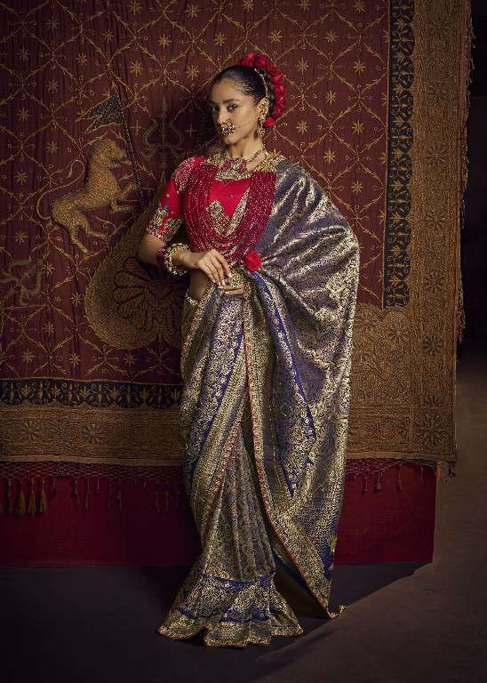 Kira Creations Presents Kimayra Wholesale Pure Viscose Dola With Handwork Designer Sarees Catalog Wholesaler And Exporter 