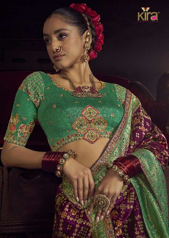 Kira Creations Presents Kimayra Wholesale Pure Viscose Dola With Handwork Designer Sarees Catalog Wholesaler And Exporter 