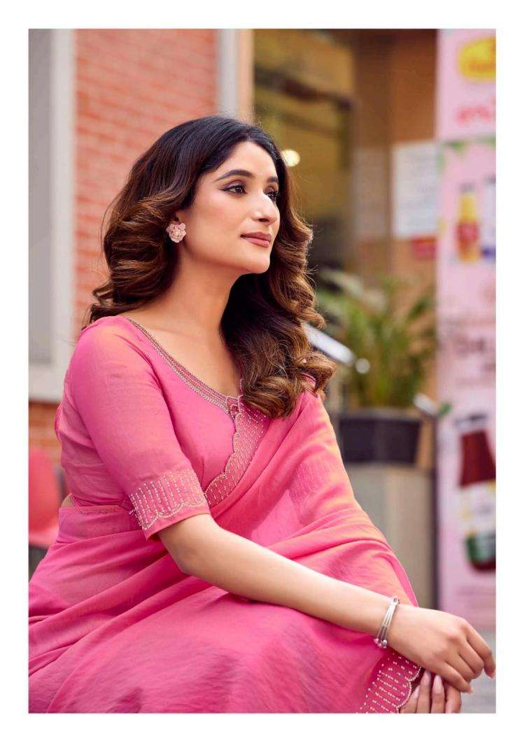 LT FABRICS PRESENTS SILVER STONE VOL-18 NYLON XCATONIC SATIN FASHIONABLE SAREES CATALOG WHOLESALER AND EXPORTER IN SURAT 
