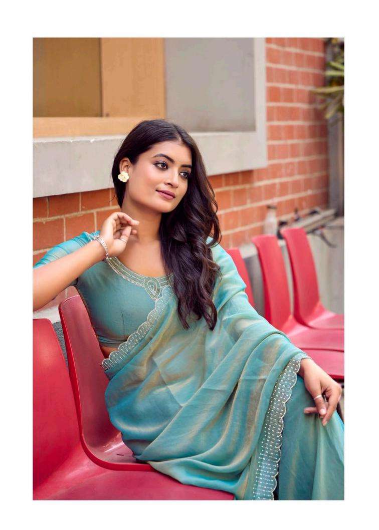 LT FABRICS PRESENTS SILVER STONE VOL-18 NYLON XCATONIC SATIN FASHIONABLE SAREES CATALOG WHOLESALER AND EXPORTER IN SURAT 