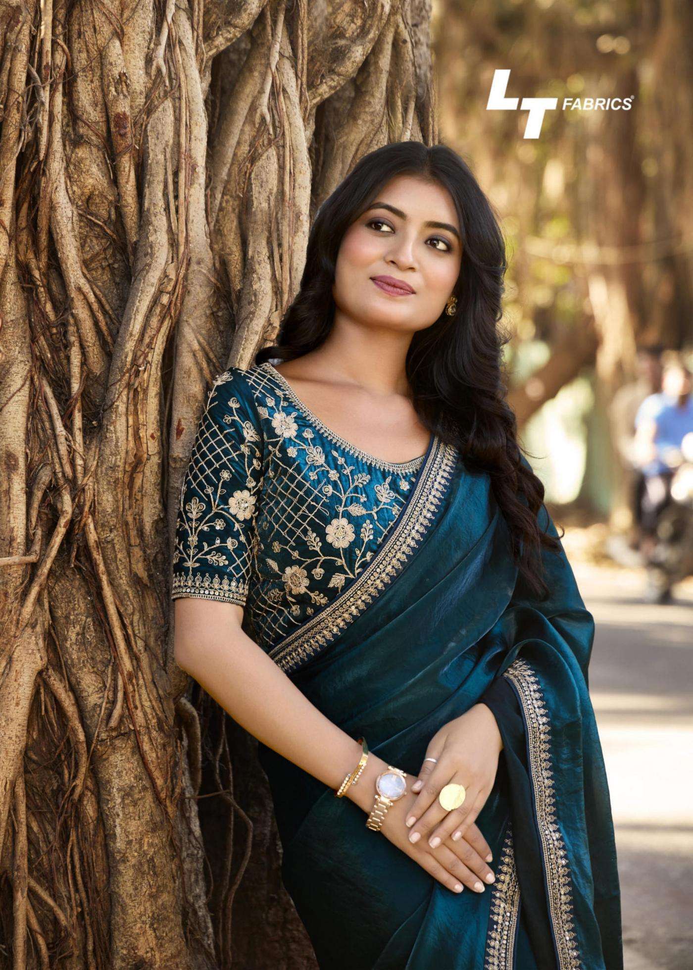 LT FASHION PRESENTS MAGNOLIA VOL-2 MALAI SILK DAILY WEAR BEST SAREE CATALOG WHOLESALER AND EXPORTER 