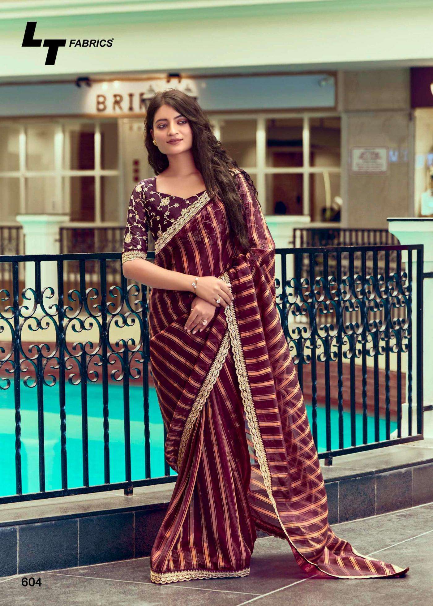 LT FASHION PRESENTS MAGNOLIA VOL-6 MALAI SILK GORGEOUS LOOK SAREE CATALOG WHOLESALER AND EXPORTER 