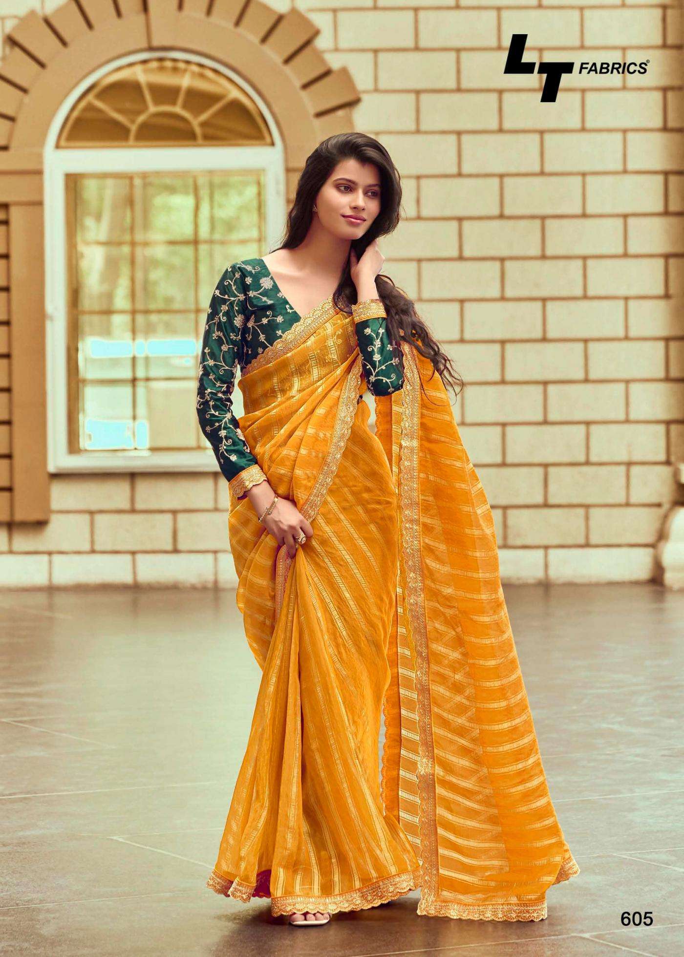 LT FASHION PRESENTS MAGNOLIA VOL-6 MALAI SILK GORGEOUS LOOK SAREE CATALOG WHOLESALER AND EXPORTER 