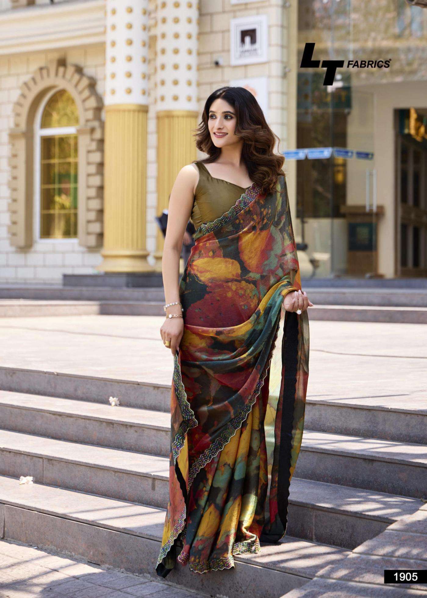 LT FASHION PRESENTS SIGNATURE VOL-19 MALAI SILK WITH JACQUARD UNIQUE COLOURS SAREES CATALOG WHOLESALER AND EXPORTER 