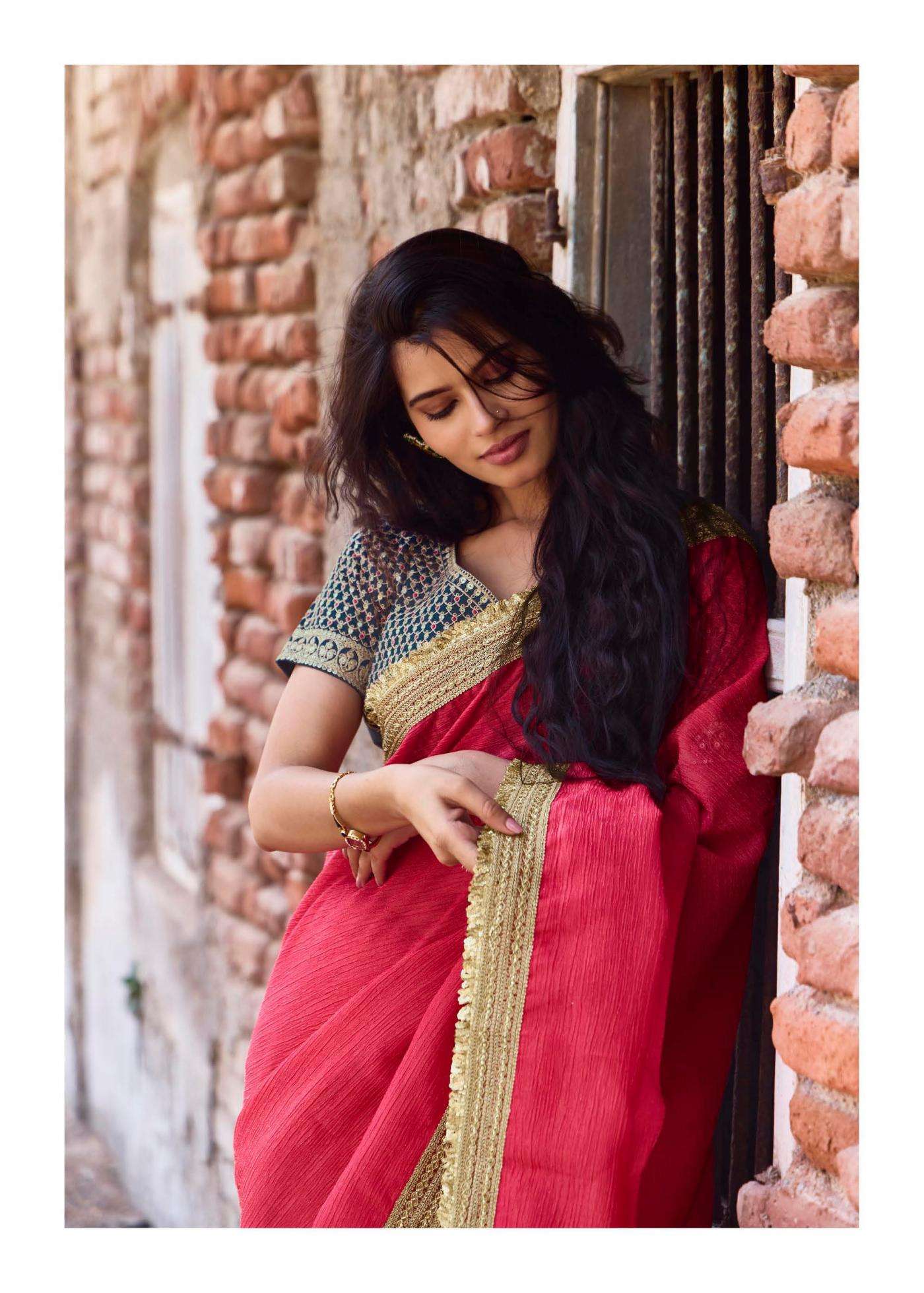 Lt Fashion Silver Stone Vol-19 Cosmos Designer Saree For Womens Catalog Wholesaler And Exporter 