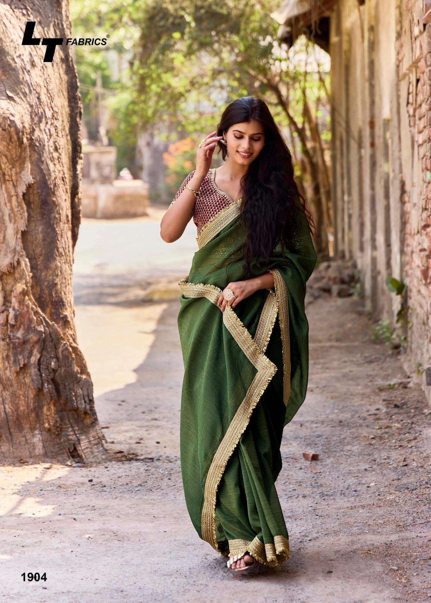 Lt Fashion Silver Stone Vol-19 Cosmos Designer Saree For Womens Catalog Wholesaler And Exporter 