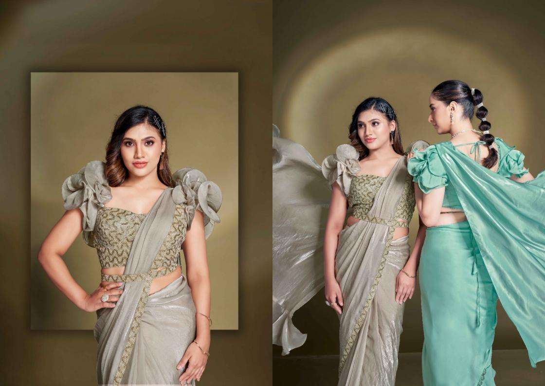 Mahotsav Presents Mohmanthan 25500 Series Bonita Exclusive Designer Ready To Wear Sarees Catalog Wholesaler And Exporter 