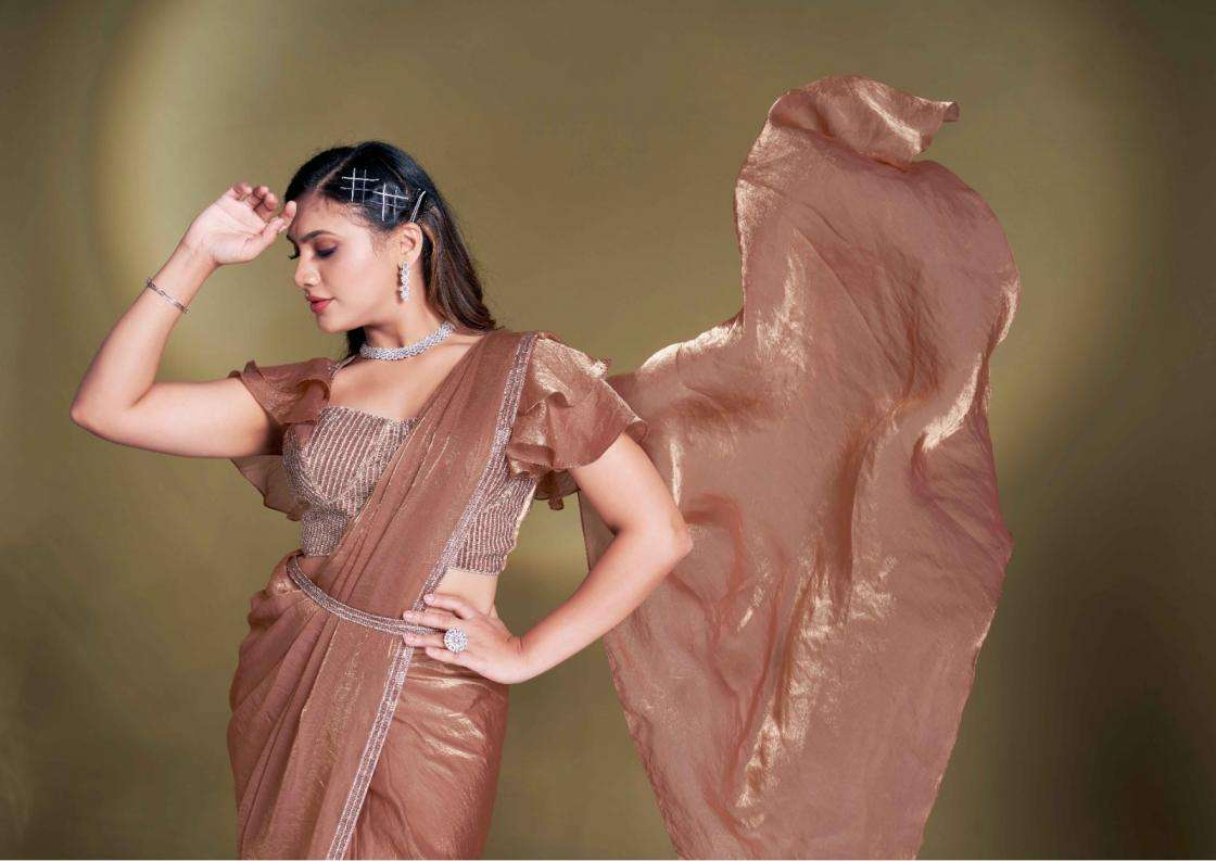 Mahotsav Presents Mohmanthan 25500 Series Bonita Exclusive Designer Ready To Wear Sarees Catalog Wholesaler And Exporter 